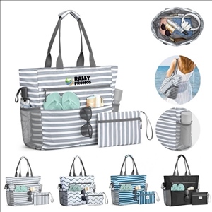 Portable Beach Bag Multi-pocket Storage Bag